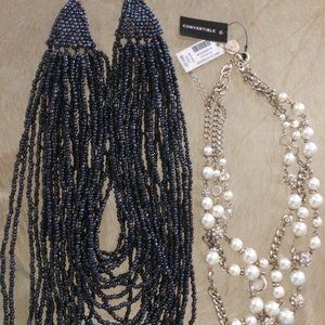 EVENING/ OFFICE 2-necklace bundle! Priced to SELL!